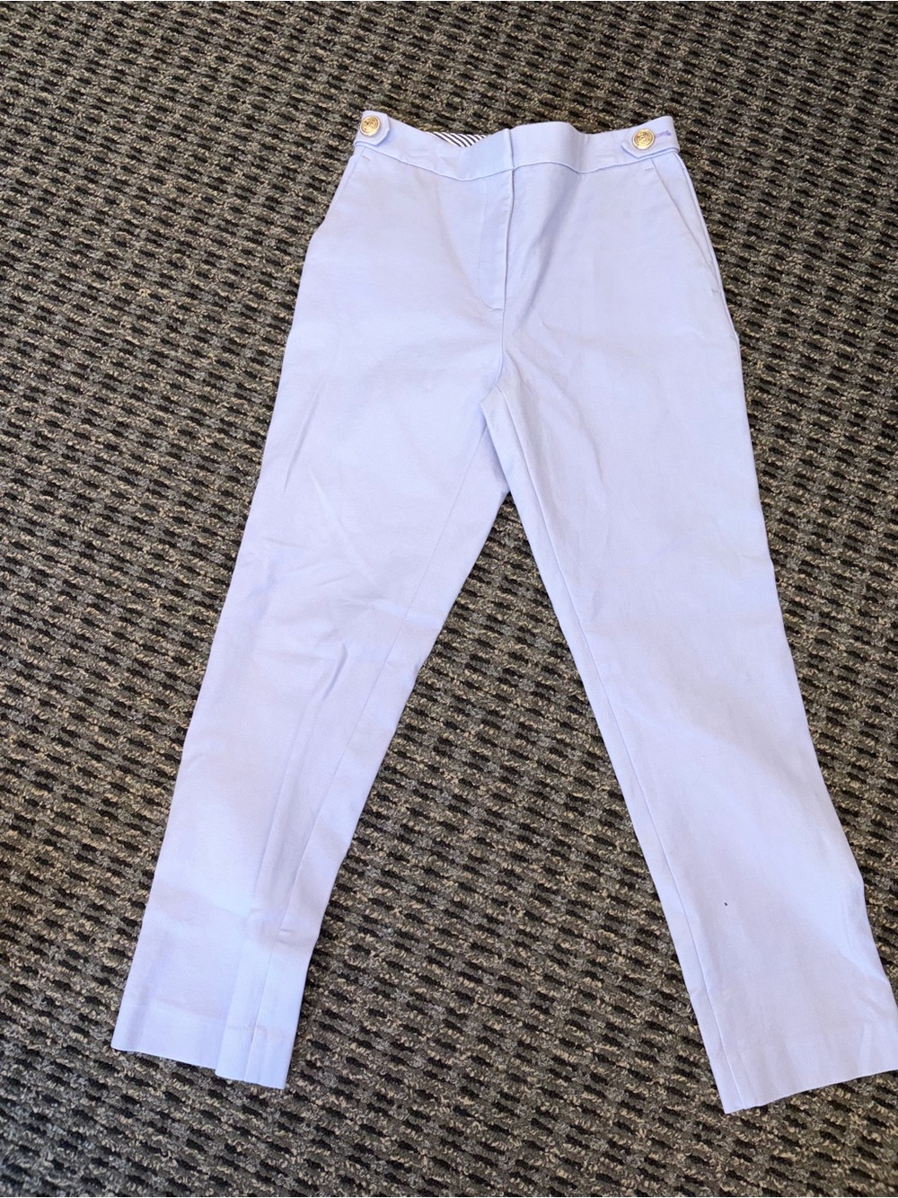 Ann Taylor Light Blue 'Eva' Women's Pants with Gold Buttons
